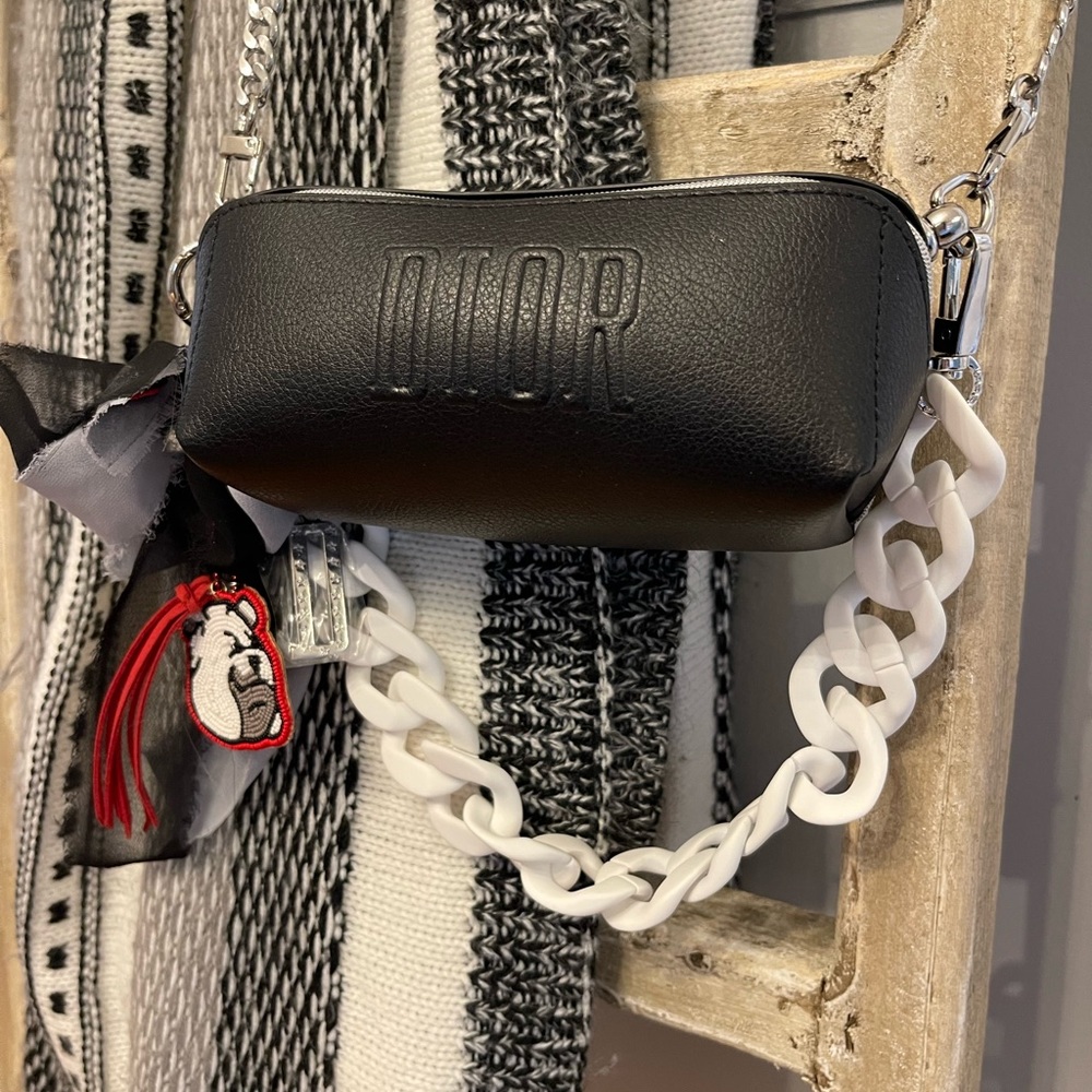 Dior crossbody, shoulder or evening bag repurposed from Dior cosmetic bag